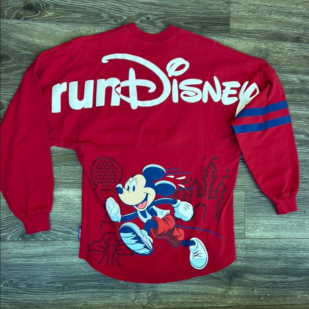 Official 2021 runDisney Red Sweatshirt with Mickey Mouse